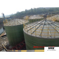 Fiber Glass Reinforced Plastic Large Tank on Site